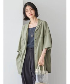 AMERICAN HOLIC 接触冷感＋ＵＶカットＷポケットＢＩＧシャツチュニック