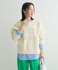 Green Parks ロゴラメニットプルオーバー