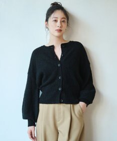 #Newans 【洗える】ボリュームスリーブニットカーディガン