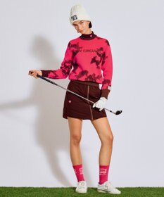 PW CIRCULUS 【WOMEN】Spark dot camouflage 軽量ニット ゴルフウェア レディース