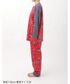 tsumori chisato SLEEP ツモリチサト パジャマ 長袖 長ズボン ルームウェア 綿100%(本体) ミニ裏毛素材 上下セット 前開き tsumori chisato SLEEP UDX553 /ワコール
