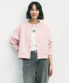 UNFILO L 【野呂佳代さん着用/新色追加】BEAUTY FORM JERSEY スナップカーディガン