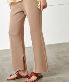 BEIGE， AULNEY / ニットフレアパンツ