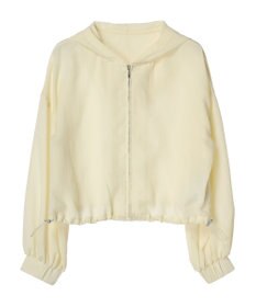 earth music&ecology シアーフードブルゾン