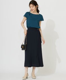 ANY SIS L ケープディテール カットソー