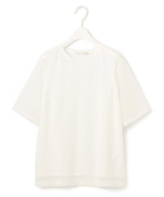 ICB L 【接触冷感・洗える】 チュールコンビ カットソー