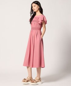 TOCCA 【洗える・接触冷感・UVカット・消臭】SMOCKING EMBROIDERY ドレス