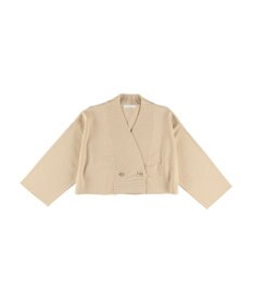 Green Parks ショート丈ミラノリブカーディガン