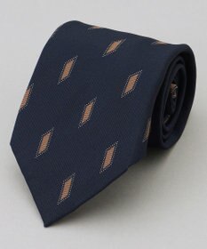 GOTAIRIKU GOTAIRIKU別注【日本製】シルク ネクタイ_ダイヤ柄 ネイビー系8