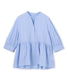 UNFILO ペプラム ギャザーブラウス