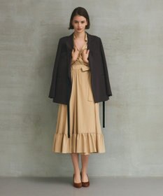 GRACE CONTINENTAL サテンボウ付テーラードジャケット