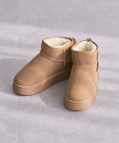 Green Parks ・ｍｉｎｉａ　フェイクムートンショートブーツ