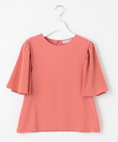 Feroux 【UVケア】ジョーゼットフレアスリーブ Tシャツ