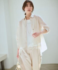 23区 【見上愛さん着用】コットンスラブポプリン カーゴパンツ