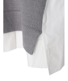 CRAFT STANDARD BOUTIQUE シャツドッキングニットプルオーバー