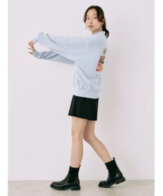 earth music&ecology Ｌｅｅ×ｅ．ｍ．ａ．ｅ．バックプリントプルオーバー