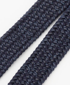 JOSEPH ABBOUD 【キングサイズ・イタリア素材・ストレッチ・日本製】レザーメランジストレッチベルト