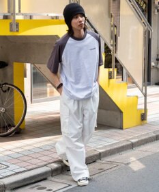 WEGO 【ユニセックス着用ITEM】ラグラングラフィックBIG　T（SS）