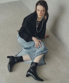 YECCA VECCA ストレッチミドルブーツ