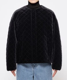 uncrave ベロア キルティング ブルゾン（uncrave WHITE）