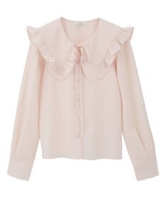 earth music&ecology フリルセーラーカラーブラウス