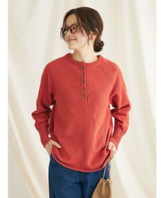 CRAFT STANDARD BOUTIQUE ７Ｇモールニット　ヘンリーＰＯ　Ｌ／Ｓ