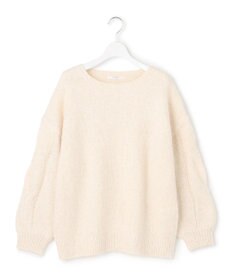 23区 【SLOW/一部店舗限定】ケーブル 袖デザイン ニット