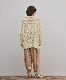 GRACE CONTINENTAL zipミドルニットカーディガン