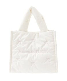 Maison de FLEUR リボン刺繍パファー2Wayトートバッグ