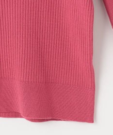 23区GOLF 袖コンシャスで華やかさを添えて◎【23Fondation/WOMEN】タートルネック カラーニット