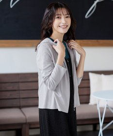 Tiaclasse L 【UVケア・接触冷感】“やみつき”ショートパーカー