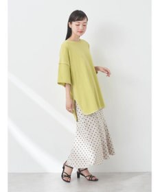 earth music&ecology 配色ステッチチュニックＴ