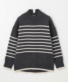 ANY ラムウールボトルネックプルオーバー