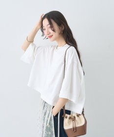 earth music&ecology 【接触冷感】バックギャザーＴｅｅ