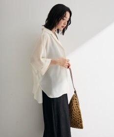 Green Parks 【WEB限定】開襟シアージャケット風シャツⅡ