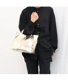 UNBILLION カシュカシュ cachecache / ソフトメタリックショッパートートS