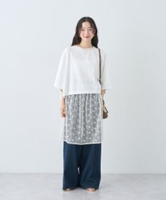 earth music&ecology 【接触冷感】バックギャザーＴｅｅ