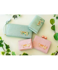 tsumori chisato CARRY キラネコストーン がま口 2つ折り財布