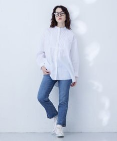 J.PRESS YORK STREET 【WOMEN】クレリックバンドドレス シャツ