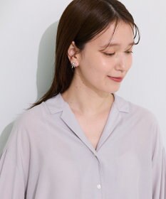 Green Parks 接触冷感シルキータッチローンオープンカラーシャツ