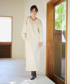 #Newans 【洗濯機可能/セットアップ】コクーンシルエットエアリープルオーバー