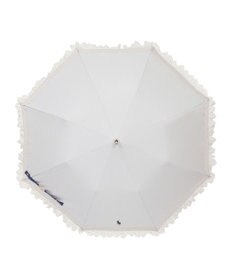 MOONBAT 【遮光/晴雨兼用日傘】POLO RALPH LAUREN(ポロ ラルフローレン) エンブフリル 折りたたみ傘 楽折 遮熱 UV