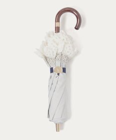 MOONBAT 【遮光/晴雨兼用日傘】POLO RALPH LAUREN(ポロ ラルフローレン) エンブフリル 折りたたみ傘 楽折 遮熱 UV