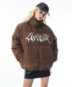 WEGO 【ユニセックス着用ITEM/MLサイズ展開】パファーグラフィックブルゾン