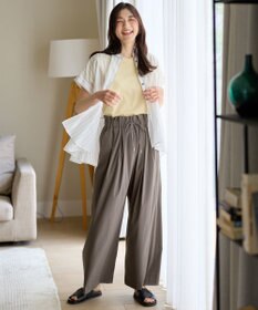 ANY L 半袖ティアードブラウス