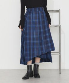 earth music&ecology ミックスプリーツスカート（Ｃｈｅｃｋ）