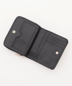 LA BAGAGERIE シープレザープリーツ加工二つ折り財布