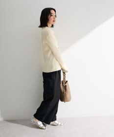 Green Parks 襟付きリブニットカーディガン