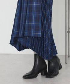 earth music&ecology ミックスプリーツスカート（Ｃｈｅｃｋ）