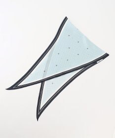 J.PRESS LADIES スクエアドット 剣先 スカーフ